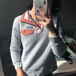 Patagonia organic cotton quilt snap-t pullover